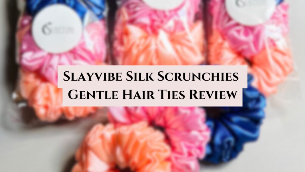 Slayvibe Silk Scrunchies Gentle Hair Ties Review